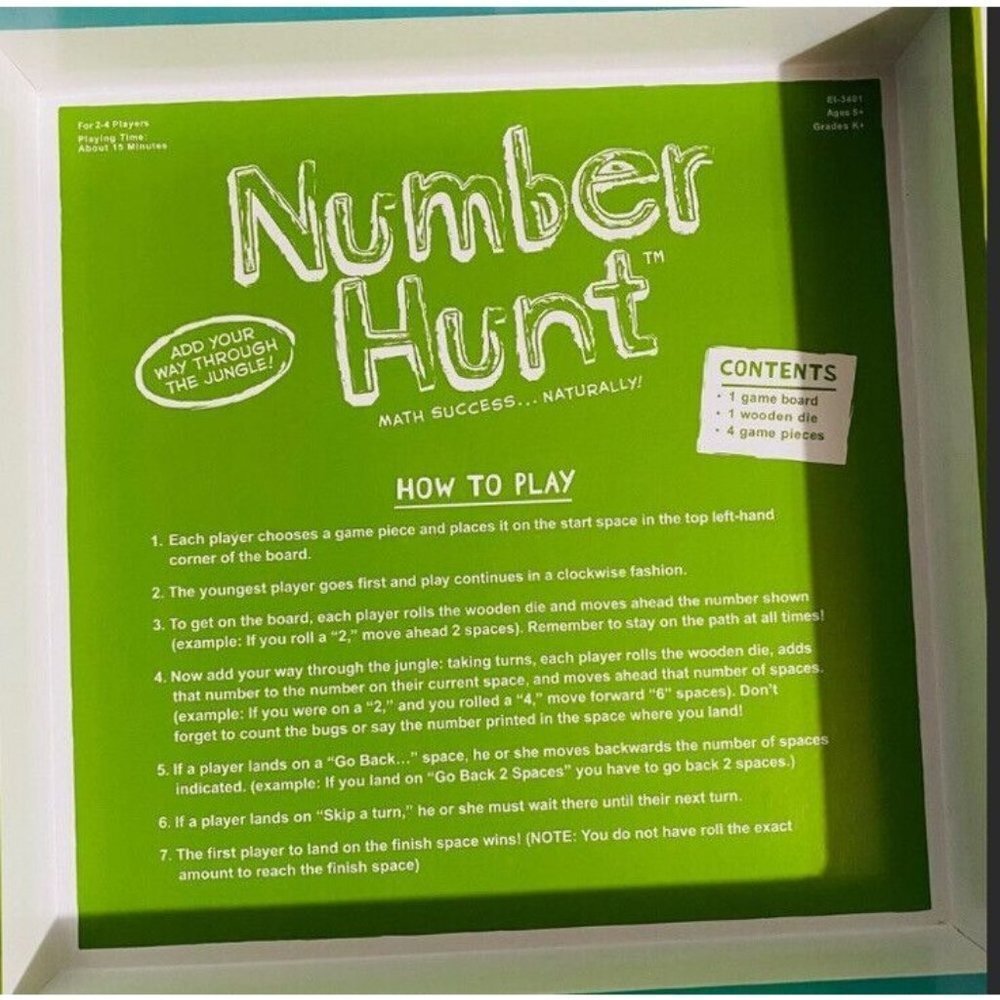 Number Hunt Board Game - Picture 5 of 9